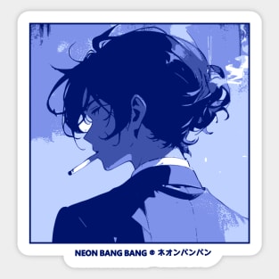 Smoking Male - Anime Manga Aesthetic Sticker